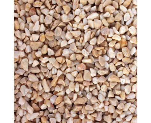 Грунт UDeco Canyon Beige Бежевый гравий, 4-6 мм, 2 л (3,3 кг)