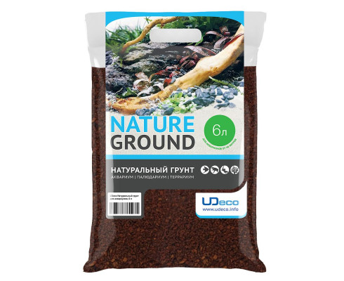 Грунт UDeco Premium Lava S Лавовая крошка, 1-3 мм, 6 л