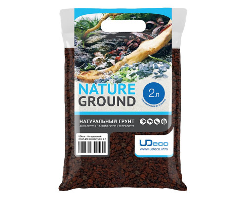 Грунт UDeco Premium Lava L Лавовая крошка, 5-9 мм, 2 л