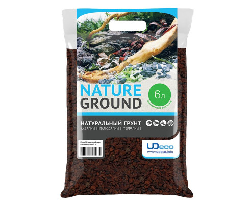 Грунт UDeco Premium Lava L Лавовая крошка, 5-9 мм, 6 л