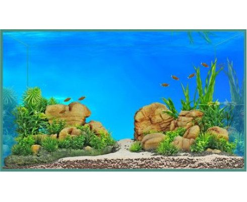 Композиция в стиле "Акваскейпинг" 44x24x15 см  (YS-17115)