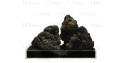 Натуральный камень UDeco Black Lava MIX SET 15