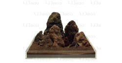 Натуральный камень UDeco Brown Lava MIX SET 12