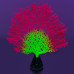 Флуоресцентная аквариумная декорация GLOXY Коралл веерный розовый