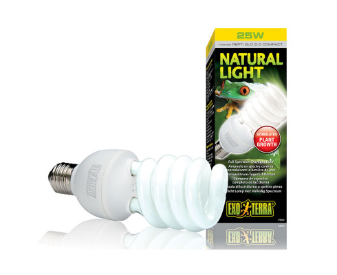 Лампа ультрафиолетовая Exo Terra Natural Light Repti Glo 2.0 Compact, 25Вт