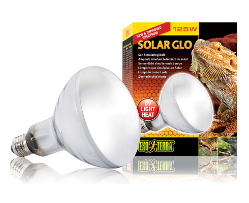 Лампа накаливания для террариума Exo Terra Solar Glo, 125 Вт