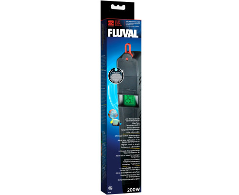 Нагреватель Fluval Е 200 Вт. LCD-дисплей.