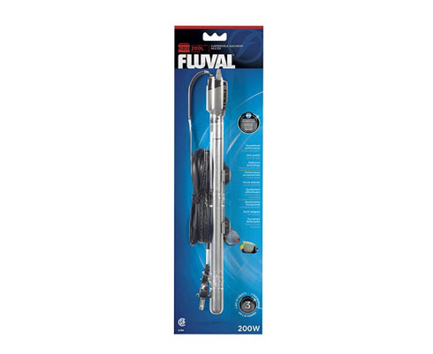 Нагреватель биметаллический стеклянный  Fluval «М», 200 Вт