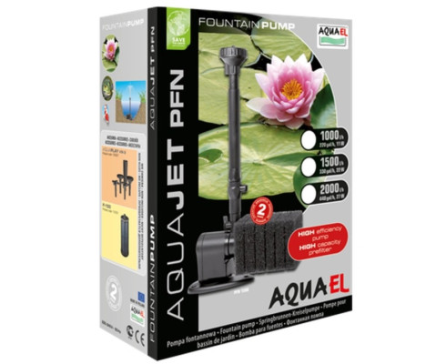 Насос фонтанный Aquael AQUAJET PFN 1000 с губкой, 11 Вт