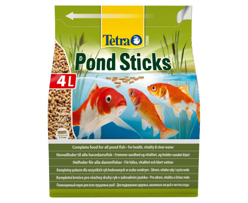 Корм для прудовых рыб Tetra Pond Sticks, 4 л