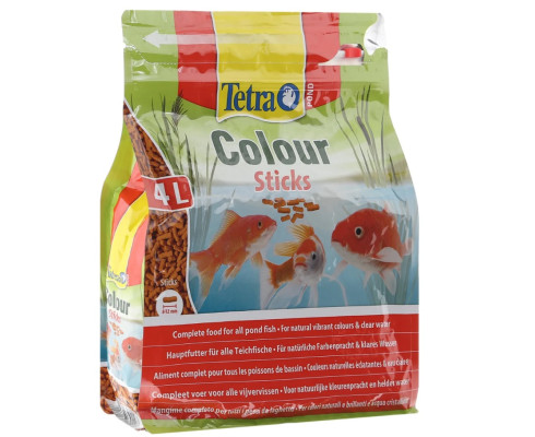 Корм сухой для прудовых рыб Tetra Pond Colour Sticks, 4 л