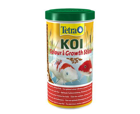Корм для прудовых рыб Tetra Pond Koi Color&Grouth Sticks, 1 л
