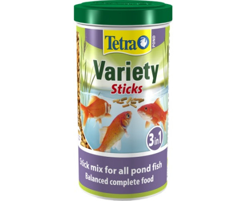 Корм для прудовых рыб Tetra Pond Variety Sticks палочки, 1 л