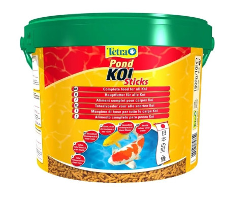 Корм для прудовой рыбы Tetra Pond Koi Sticks, 10 л