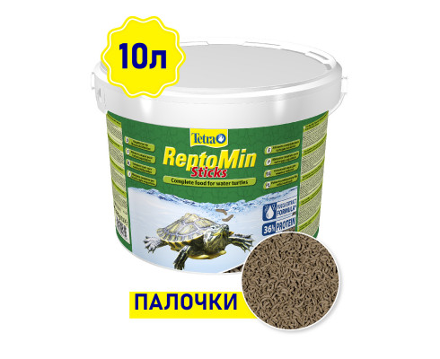 Корм для водных черепах Tetra ReptoMin Sticks, 10 л
