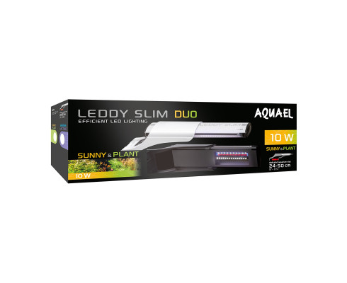 Светильник для аквариума AQUAEL LEDDY SLIM DUO Sunny & Plant 10 Вт (25-50 см), белый