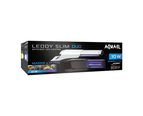 Светильник для аквариума AQUAEL LEDDY SLIM DUO Marine & Actinic 10 Вт (25-50 см)