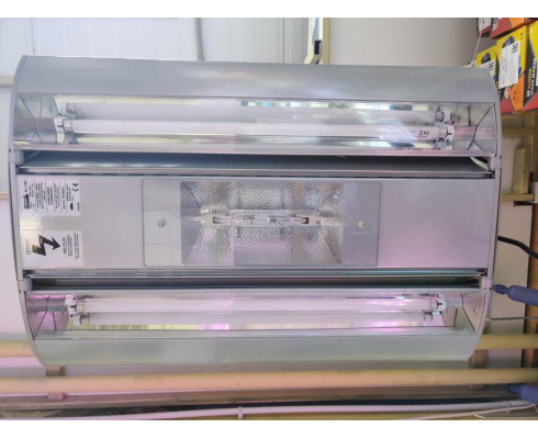 Светильник металлогалогеновый Arcadia 4SERIES (1Х150W+2Х24W) серебряный, 70 см