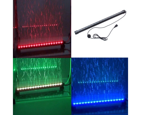 Подводная LED подсветка Dophin A017-L с распылителем воздуха 45 см